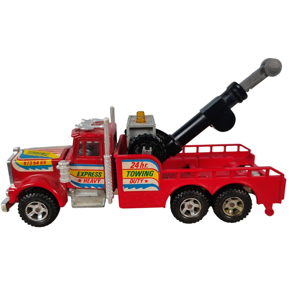 Majorette Kenworth Tow Truck Red 1/47 Scale Express Heavy Wrecker Made in France